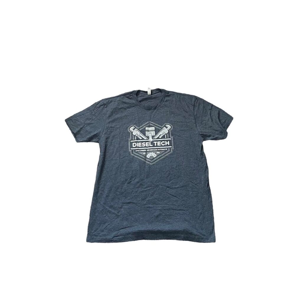 Next-level Men's Black and Grey T-shirt